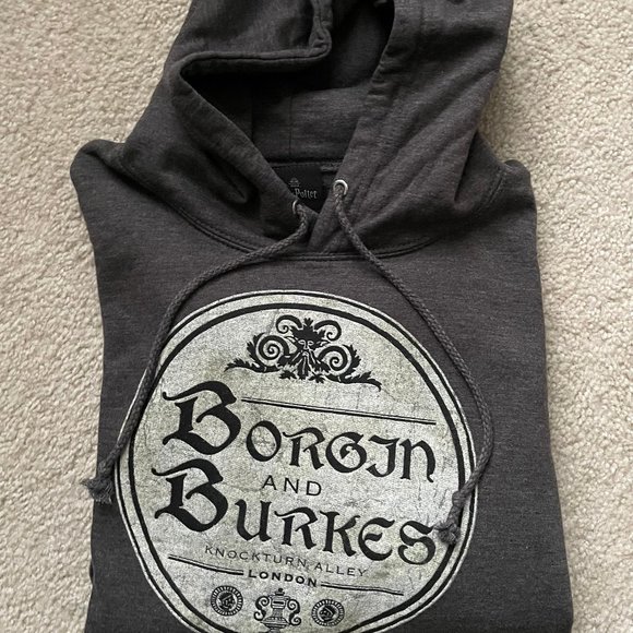 NWOT Harry Potter Borgin and Burkes Hoodie from Universal Orlando Size S - Picture 7 of 7